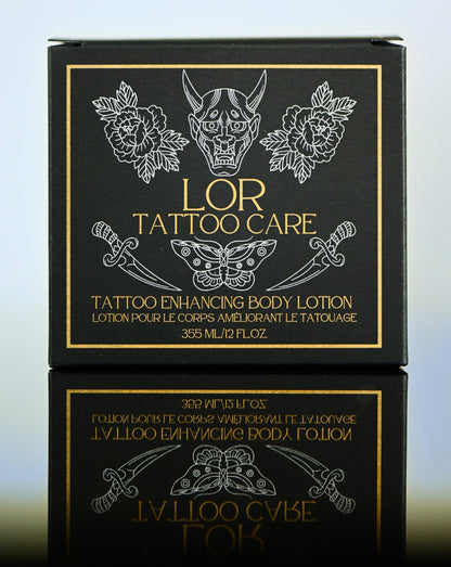 Lotion pour le corps améliorant le tatouage